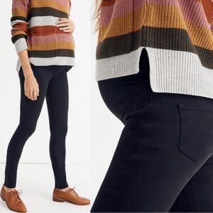 Madewell Maternity Over-the-Belly Skinny Jeans Lunar Wash: TENCEL™ Denim Sz 27